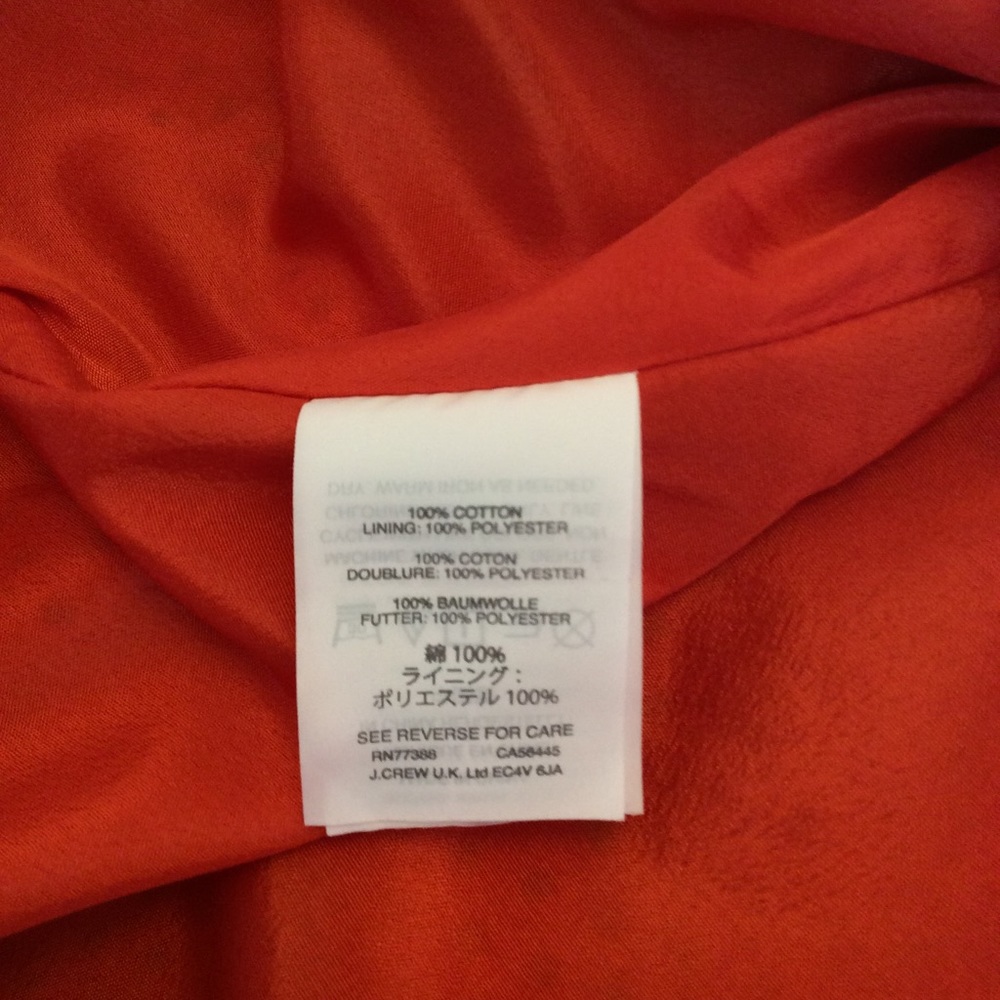 Orange Eyelet JCrew Dress - Picture 8 of 8